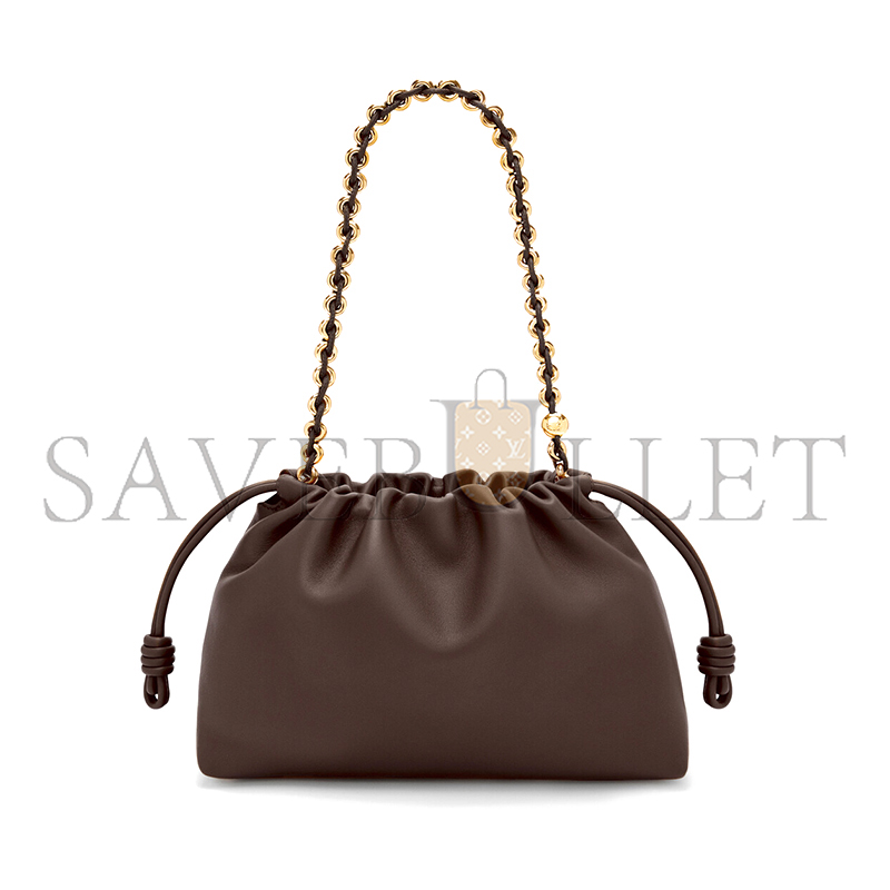 L0ew* medium flamenco purse in mellow nappa lambskin a411fcrx75 (30*20*10.5cm)